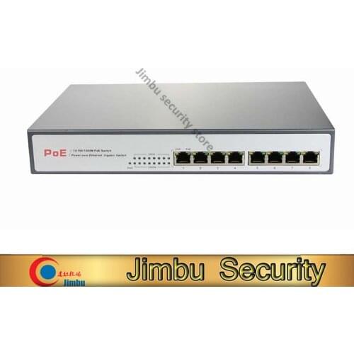 Security Camera 8-Port 10/100/1000 Mbps Gigabit Switch POE33008P with 8 Port POE CCTV Security System Wireless LAN Access Points