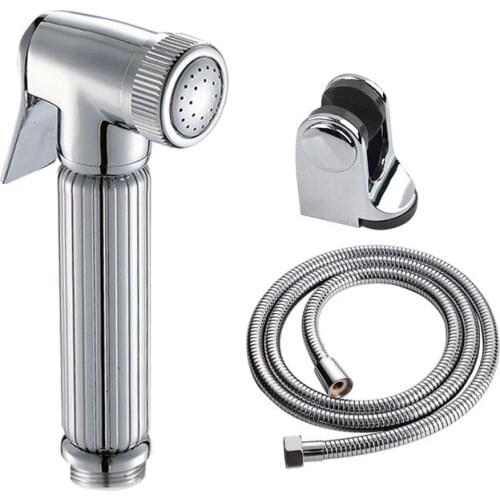 Toilet Brass Hand Held Bidet Spray Shower Head Douche Kit Shatta Copper Valve Bathroom Bidet sprayer Jet Tap