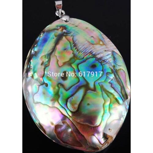 RONGZUAN Fashion Jewelry Natural New Zealand Abalone Shell Pendant Charm Beads TN3413