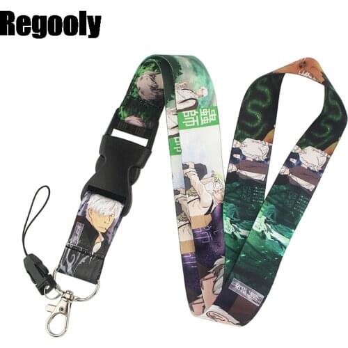 Mushishi Lanyard Keys Phone Holder Funny Neck Strap With Keyring ID Card DIY Animal webbings ribbons Hang Rope