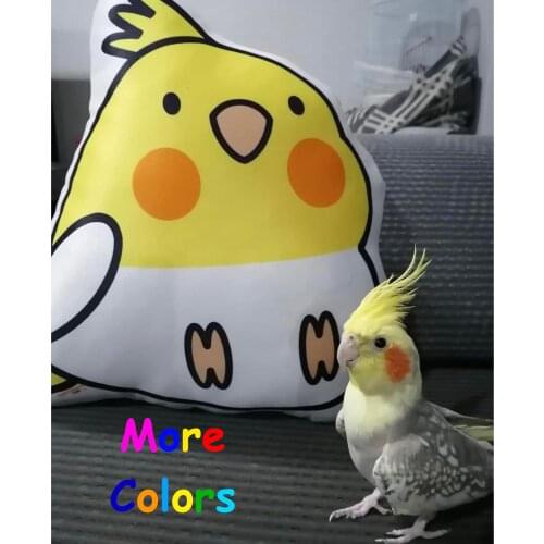 Cockatiel Plush Pillow Cushion Bird Parrot Gift
