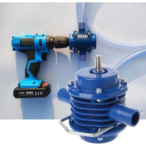 Water Pumps Heavy Duty Self-Priming Hand Electric Drill Water Pumps Home Garden Centrifugal Small Water Pumps(No Drill)
