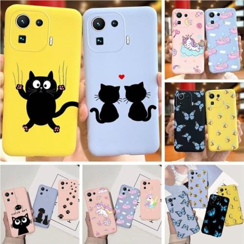 For Xiaomi Mi 11 Ultra Case Xiaomi Mi 11 Lite Phone Cases Cute Soft Silicone Cover For Funda Xiaomi Mi11 Ultra MI 11 Pro 11Lite