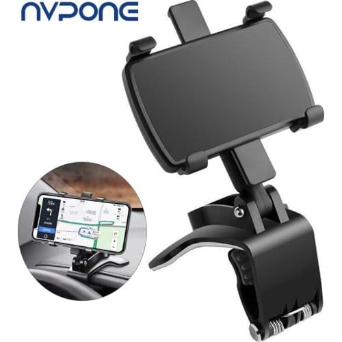 Universal Holder for Dashboard Rear View Mirror Sun Shade Baffle 360° Car Phone Holder For iPhone Samsung GPS Smartphone Stand