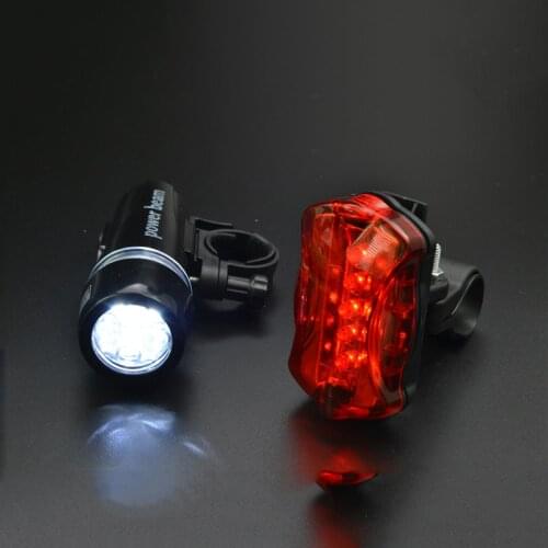 Bike accessories Bicycle lighting Flashlight signal mountain products fashion Powerful LED light Running Rear front set MTB