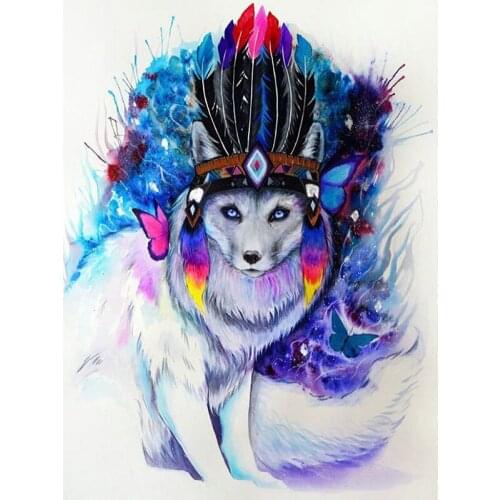 YIKEE diamond painting fox,cross stitch diamond,diamond mosaic paintings Y076