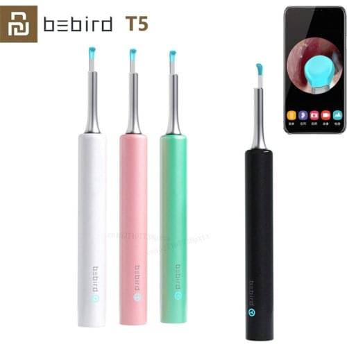 Youpin Bebird T5 Smart Visual Ear Stick 200W Pixels High Precision Endoscope IP67 Rechargeable Children Ear Picker Tool Set