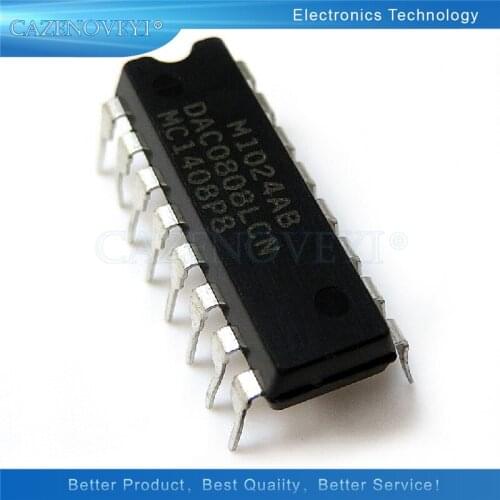 5pcs/lot DAC0808LCN DAC0808 DIP-16 In Stock