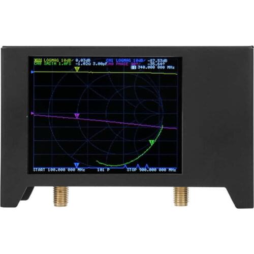 50KHz-3GHZ Antenna Analyzer 2.8in Screen with Shell Network Analysising Tool SAA2 NanoVNA V2 Antenna Analysis Meter