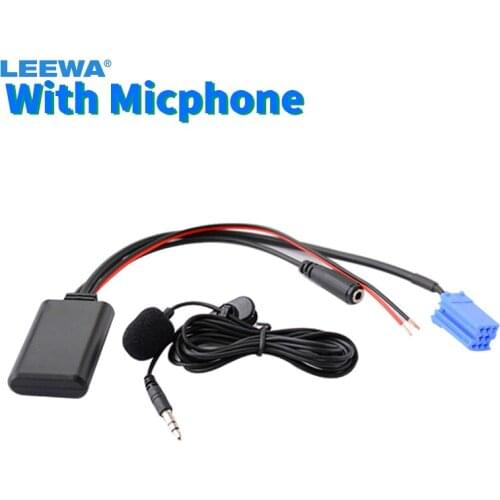 LEEWA 5X Car Audio Bluetooth Receiver Aux-In Adapter For Volkswagen Audi Lambo Lotus L3 Stereo Radio Module Bluetooth AUX Cable