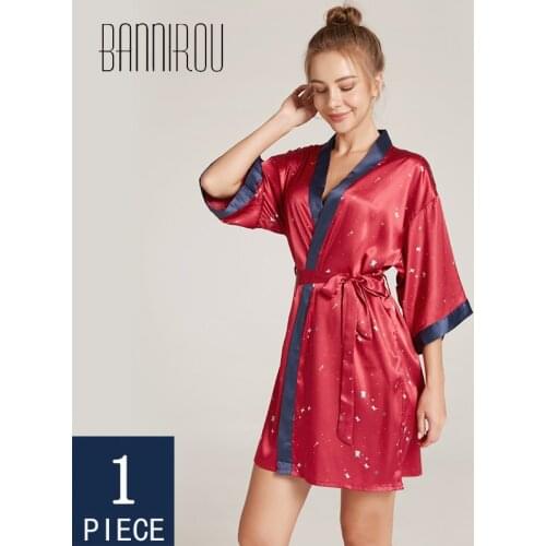 Женские халаты BANNIROU China At AliExpress