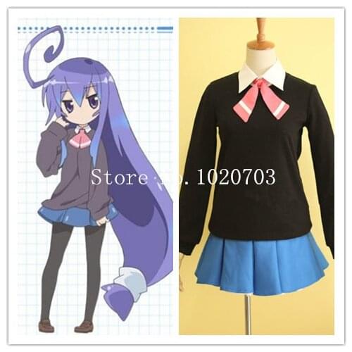 Free shipping Place to Place Atchi Kotchi Acchi Kocchi Tsumiki Miniwa winter uniform Cosplay Costume anysize