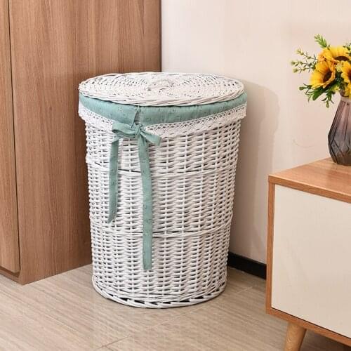 Large Woven Storage Basket Dirty Clothes Eco Friendly Multifunctional Storage Bags Reusable Torba Na Zakupy Home Products DG50K