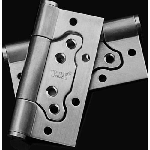 Buffer hydraulic combination, automatic door closing, damping spring hinge, background wall mute hinge, no slotting