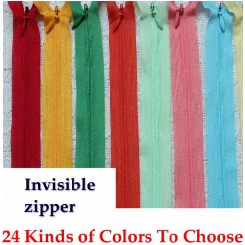 Sanli Brand Invisible Zipper Long 60CM Clothes Accessories Cushion Zipper Dark Zipper Skirt back Zipper