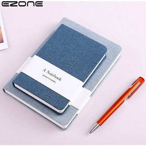 EZONE A6 Notebook Kawaii Student Stationery Notepad Stationery for School 2021 Sketchbook Cloth Office Supplies Kid Friend Gift