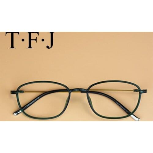 Hipster Elliptical Small Eyeglasses Frames Men Women Computer Glasses Tungsten Steel Carbon Steel Prescription Myopia Glasses