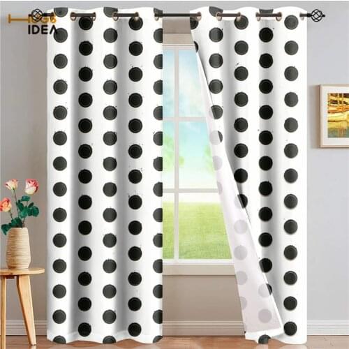 HUGSIDEA Curtains In The Bedroom On The Window