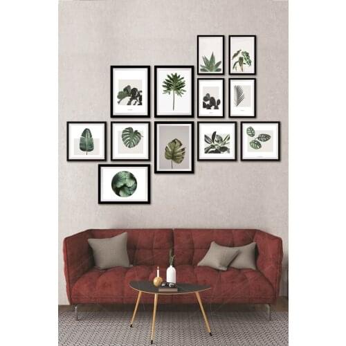 Foresta Concept 12 Piece Wall Art Canvas Painting Nordic Posters And Prints Scandinavian Modern Wall Picture For Living Room