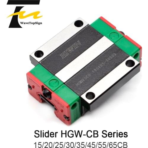 HIWIN Silver Linear Guide Slider HGW15CB 20CB 25CB 30CB 35CB 45CB 55CB 65CB Original Quality
