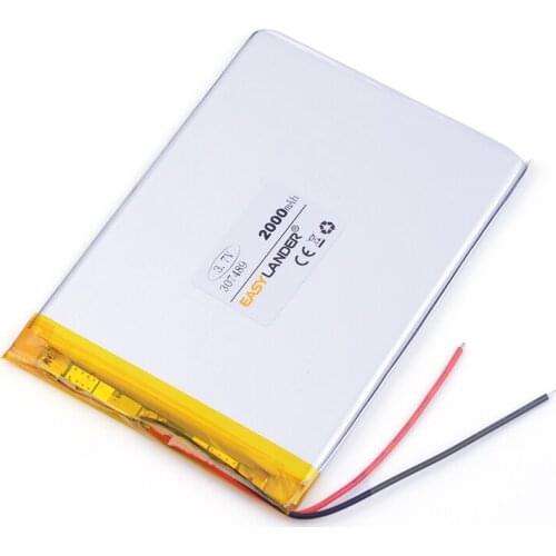 Best battery brand New U25GT 307489 Tablet Li polymer battery 2000 mah tablet PC MID IPAQ computer batteries 037489