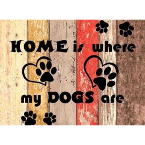 Full Square/round Diamond Painting Cartoon 5D Diy Diamond Embroidery Dog Home Decoration Picture Mosaic Rhinestone ll680