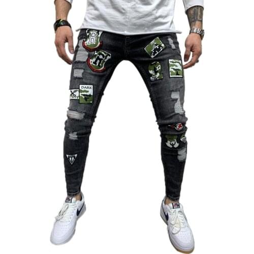 Джинсы стрейч для мужчин Pybcvrrd China At AliExpress