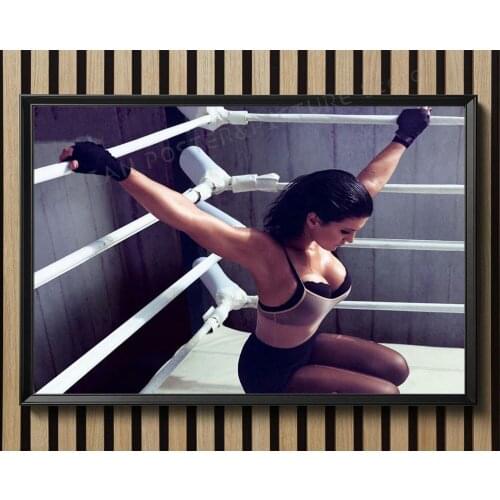 R0216 Gina Joy Carano 01 Star Sexy Beautiful Girl Model Wall Sticker Silk Poster Art Home Decoration