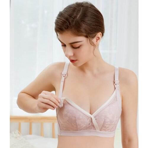 Sexy Maternity Nursing Bra Pregnant Breastfeeding Bra for Pregnancy Women Underwear Breast Feeding Bra Soutien Gorge Allaitement