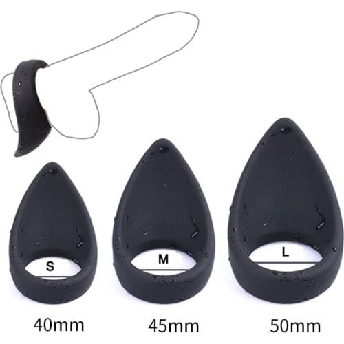 Silicone Scrotum Penis Ring for Men Sex Time Lasting Erection Scrotum Bondage Cock Ring Adult Sex Toys for Man Delay Ejaculation