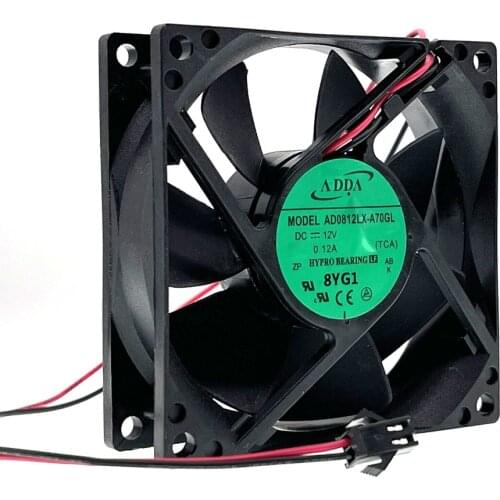 AD0812LX-A70GL New 80mm 12V Silent PC Computer Cooling Fan 8cm,80X80X25mm 1900RPM 22DBA,for ADDA Cooler