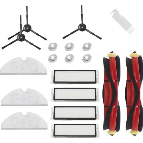 For XiaoMi Roborock S5 MAX S6 Maxv S4 S5 S50 Accessories Vacuum Cleaner Parts Washable HEPA Filter Main Brush Side Brush