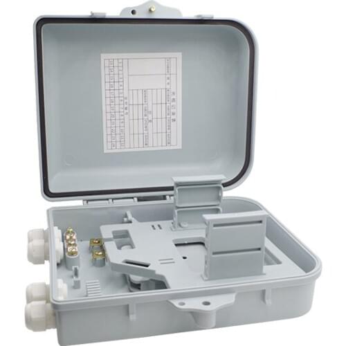 16port FTTH Fiber Optic Termination Box 16Core waterproof Outdoor Fiber Optic Distribution Box FTTH insert type optical splitter