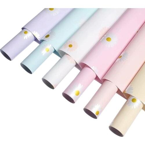 20PCS 58X58CM Flower Wrapping Paper Waterproof DIY Floral Gift Wrapping Wedding Decoration