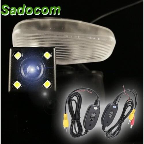 Car CCD 4LEDS Vehicle Backup wire or wireless monitor Rear View Reversing Camera For For Honda XRV X-RV 2014 2015 2016