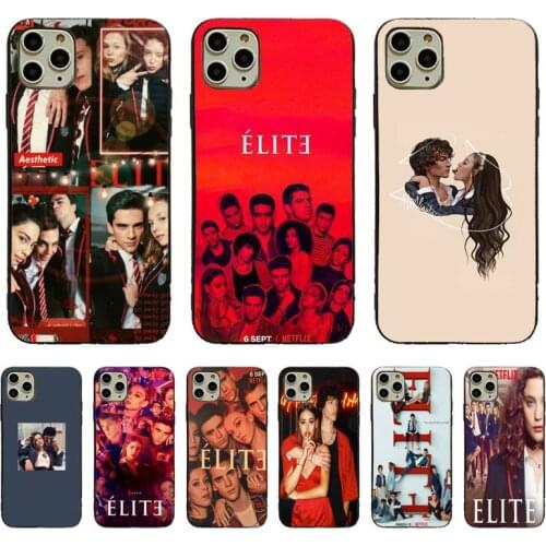 YNDFCNB Spanish TV Series Elite Phone Case For iPhone 11pro 12pro MAX 8 7 6 6S Plus X XS MAX 5 5S SE XR Fundas Capa Coque Shell