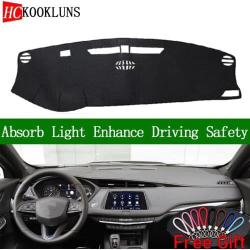 For Cadillac XT4 2018 Dashboard Cover Sun Shade Dash Mat Pad Carpet Car Stickers Interior Accessories