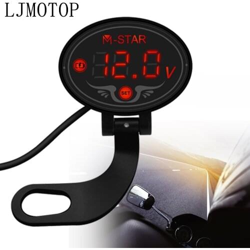 Super Waterproof Digital Panel Voltmeter Meter Tester Led Display For Aprilia CAPANORD 1200 CAPONORD / ETV1000 1200 750