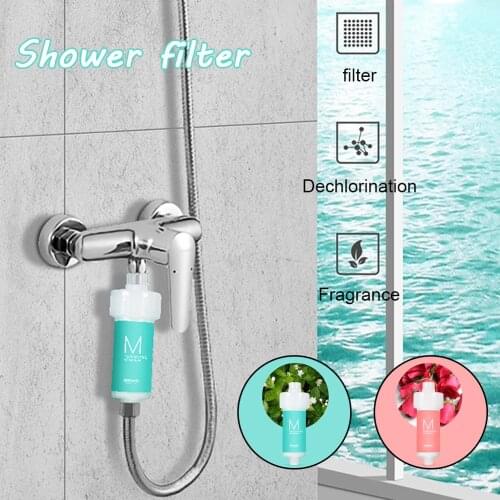 Shower Filter Water withContains Vitamin C - Shower Filter, Removes Chlorine Heavy Metals Impurities Jasmine scent & Rose scent