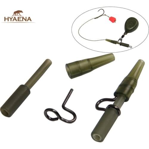 Hyaena 20pcs/set Carp Fishing Accessories Heavy Duty Lead Clip Carp End Fixed Line Pesca Fishing Tackle For Carp