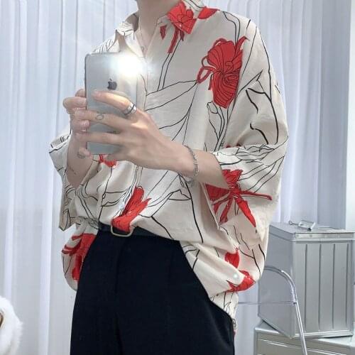 Fashion Casual Shirt For Men Clothing Womens Wear Summer New Printing Neutral Loose Short Sleeve Tidal College Current dress