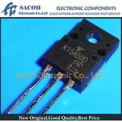 New Original 10PCS/Lot TK15A50D K15A50D or TK15A60D K15A60D or TK15A60U K15A60U or TK15A20D K15A20D TO-220F 15A 500V MOSFET