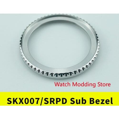 NEW ARRIVAL SKX007/SKX011/SRPD Sub Style Bezel Polished Finish 316L Stainless Steel Included Gasket