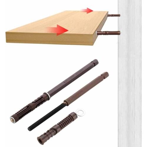 6PCS New Floating Shelf Brackets Heavy Duty Wall Mounted Invisible Nail Fixed Table Shelf Bracket Concealed Holder Support Bench