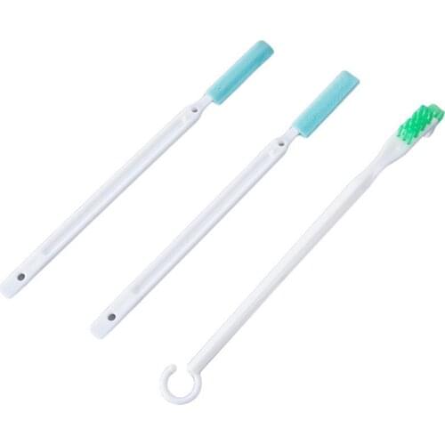 3pcs/set Kettle Cleaning Brushes Long Handle Kitchen Wash Cup Brush Portable Narrow Gap Cleaning Brush Household Cleaning Tools