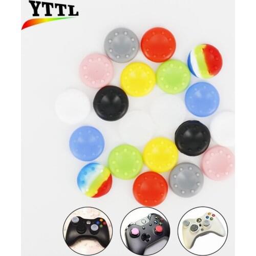 12 Pcs Silicone joystick Controller Thumb StickGrips Caps Cover for PS3 PS4 Xbox 360 Xbox One Game joystick Replacement Parts