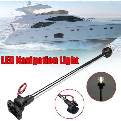 12-24V Fold Down Marine For Boat LED Navigation Lights Marine For Boat Yacht Stern Anchor Light LED Sailing Light Lamp