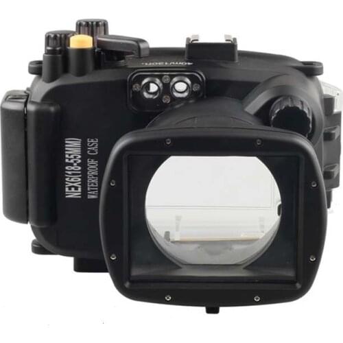 Waterproof Underwater Housing Camera Housing Case for sony Nex 6 nex-6 18-55mm 16-50mm Lens