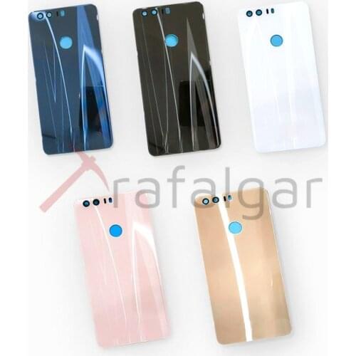 For Huawei Honor 8 Back Battery Glass Cover Honor8 Rear Housing Door Case For Honor 8 Battery Cover Back Panel FRD-L09 L19