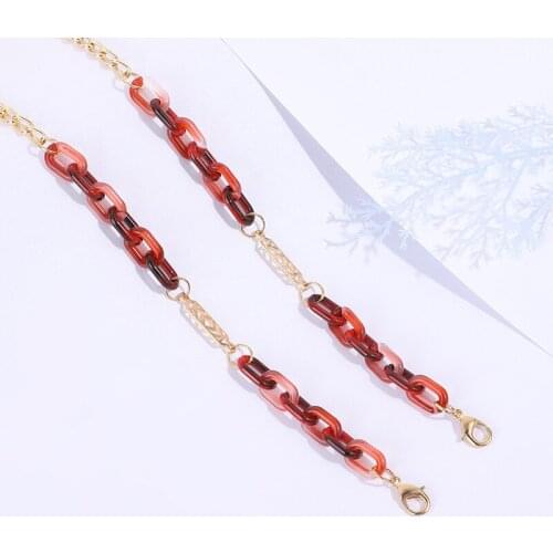 ZV 1pcs Acrylic Sunglasses Hanging Chain Women Eyeglass Jewelry Mask Chain Multicolor Wholesale Friend Birthday party Gift